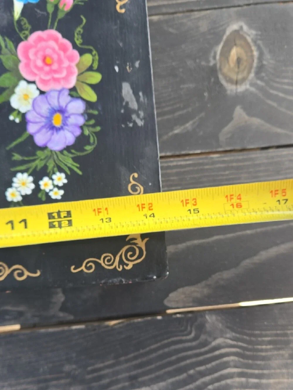 Vintage hand painted